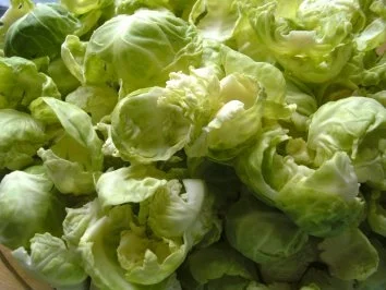 Rosenkohl-Blätter mit Nüssen und milder Kokos-Soße - Rezept - Bild Nr. 5