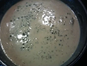 Soßen:Grüne Pfeffersoße - Rezept