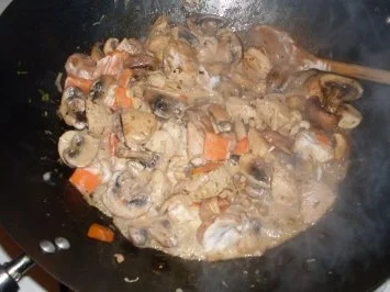 Champignon-Hähnchen-Pfanne... - Rezept - Bild Nr. 4