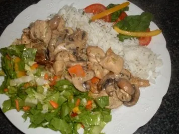 Champignon-Hähnchen-Pfanne... - Rezept - Bild Nr. 5