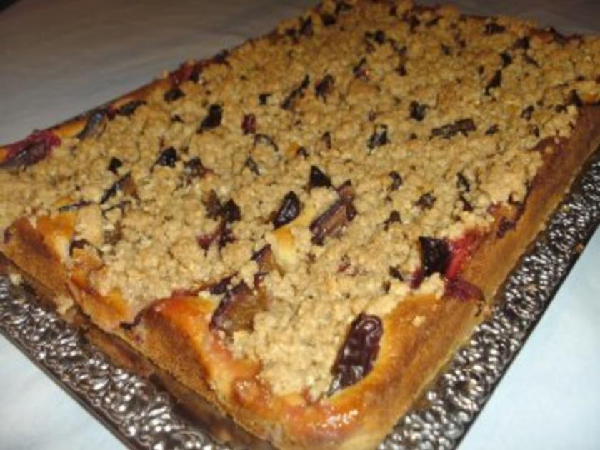 Pflaumenkuchen vom Blech mit Zimtstreuseln - einfach - von Backfee1961