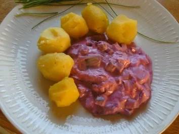 ""Pink Lady"" Heringsalat - Rezept - Bild Nr. 2