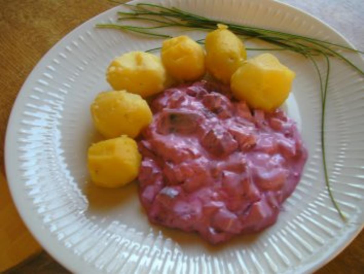 ""Pink Lady"" Heringsalat - Rezept - Bild Nr. 3