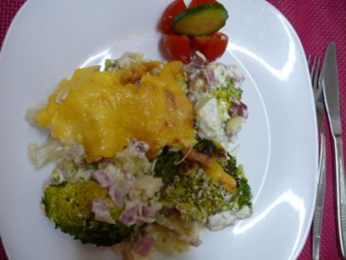 Blumenkohl-Broccoli-Auflauf - Rezept