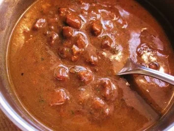 Rezept: Kartoffel-Krater ... mit Bratenresten vom Wildschwein Bild Nr. 4 Kartoffel-Krater ... mit Bratenresten vom Wildschwein - Rezept - Bild Nr. 4