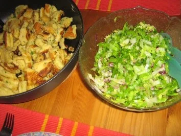 Dummis mit Endiviensalat - Rezept - Bild Nr. 8