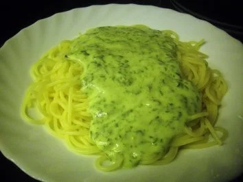 Rezept: Teufelchens Spinat-Käse-Sauce Teufelchens Spinat-Käse-Sauce - Rezept