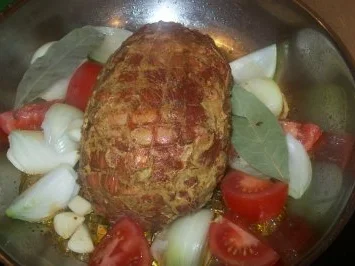 Kasslerbraten - mit Salzkartoffeln u. Blumenkohl - Rezept - Bild Nr. 2