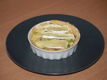Käse - Quiche mit Birnen - Rezept