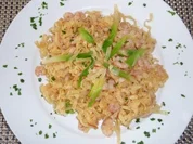 Eismeergarnelen in Woknudeln... - Rezept