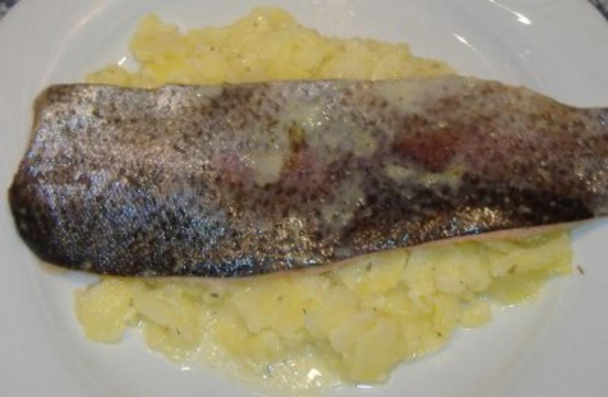 Lachsforellenfilet mit Limonenschaum - Rezept - kochbar.de