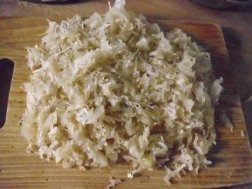 Krautsuppe mit gebratener Blutwurst als Einlage - Rezept - Bild Nr. 2