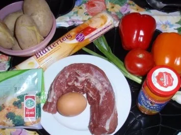 Filet im Blätterteig und Paprikabratkartoffeln - Rezept - Bild Nr. 2