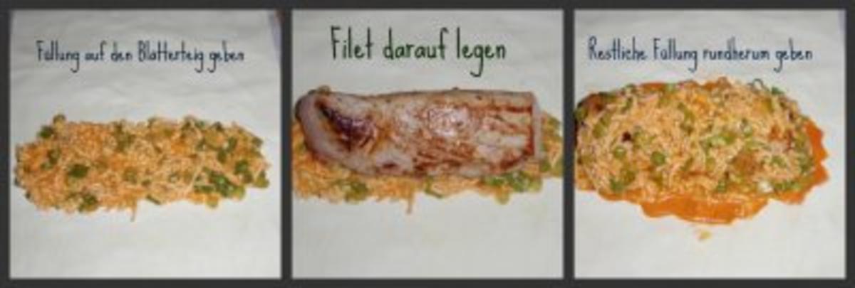 Filet im Blätterteig und Paprikabratkartoffeln - Rezept - Bild Nr. 4