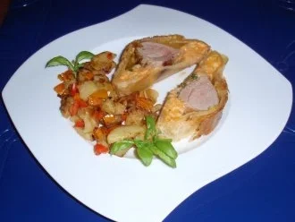 Filet im Blätterteig und Paprikabratkartoffeln - Rezept - Bild Nr. 9