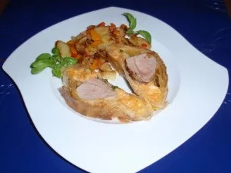 Filet im Blätterteig und Paprikabratkartoffeln - Rezept - Bild Nr. 10