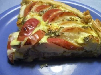 Rezept: Apfelquiche ganz herzhaft Bild Nr. 2 Apfelquiche ganz herzhaft - Rezept - Bild Nr. 2