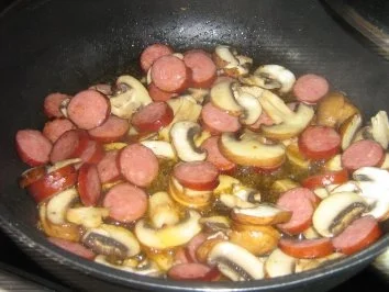 Rezept: Cabanossi-Kritharaki-Pfanne Bild Nr. 5 Cabanossi-Kritharaki-Pfanne - Rezept - Bild Nr. 5