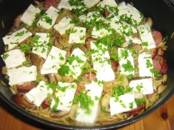 Rezept: Cabanossi-Kritharaki-Pfanne Bild Nr. 7 Cabanossi-Kritharaki-Pfanne - Rezept - Bild Nr. 7