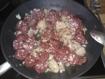Rezept: Blut- und Leberwurst aus der Pfanne Bild Nr. 3 Blut- und Leberwurst aus der Pfanne - Rezept - Bild Nr. 3