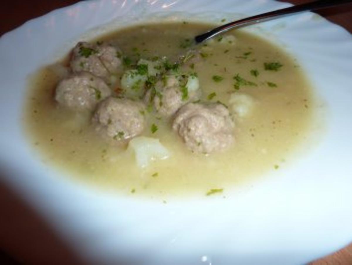 Suppen: Blumenkohlsuppe - Rezept