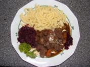 Fleisch :  -Mein Wildschweingulasch- - Rezept