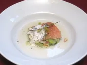 Bachsaibling im Holundersüppchen - Rezept