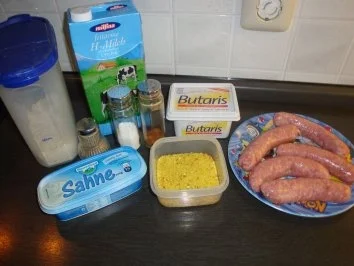 Blumenkohl mit Käsesoße und Bratwurstbällchen - Rezept - Bild Nr. 2