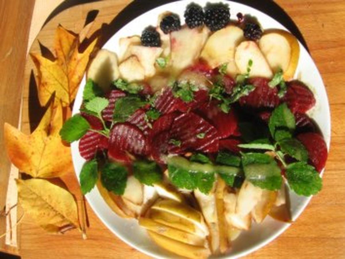 Bilder für kulinarischer Erntedankauflauf mit delikatem Herbstsalat - Rezept