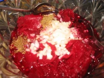 Rezept: Salat: Mein Rote Rüben/Bete Salat Bild Nr. 3 Salat: Mein Rote Rüben/Bete Salat - Rezept - Bild Nr. 3