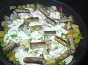 Pfannengericht Nürnberger Rostbratwurst - Rezept