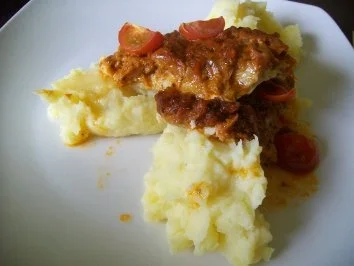 Gratinierter Seelachs mit Pesto Haube - Rezept