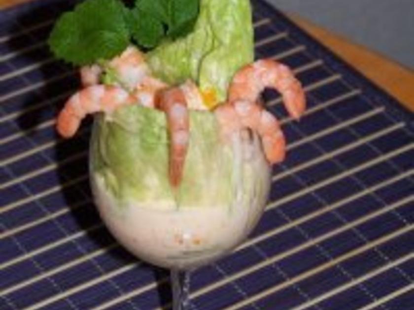 Krabbencocktail mit Krabben und Mayonnaise - Rezept mit Bild - kochbar.de