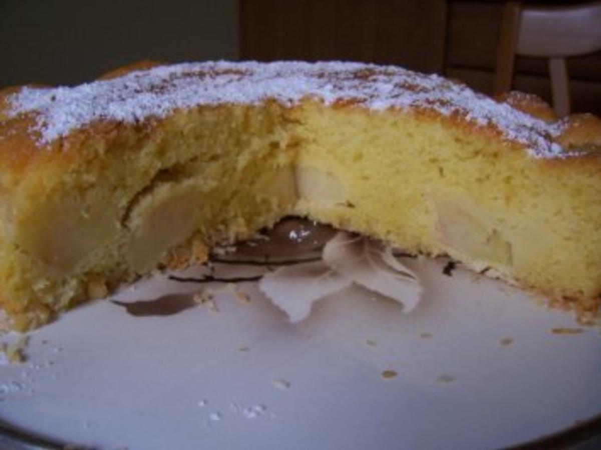 Apfel Eierlikör Kuchen - einfach - 243 kcal/100g