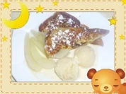 Arme Ritter mit Biereis und Birnen - Rezept