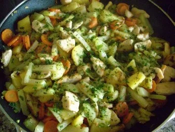 Rezept: Kunterbunte Frühlingspfanne>> Bild Nr. 4 Kunterbunte Frühlingspfanne>> - Rezept - Bild Nr. 4