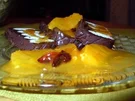 Marquise au Chocolat mit gewürzten Orangen - Rezept