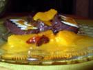 Marquise au Chocolat mit gewürzten Orangen - Rezept