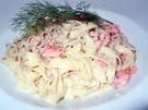 Tagiatelle mit Lachs-Meerrettich-Dill-Sauce - Rezept