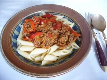 Rezept: Hackfleisch : ...was ist denn noch vorrätig?...und das kam dabei heraus ;-) Hackfleisch : ...was ist denn noch vorrätig?...und das kam dabei heraus ;-) - Rezept