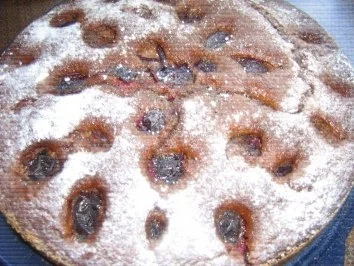 versteckter  Pflaumenkuchen - Rezept