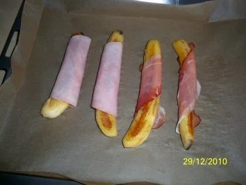 Leo´s gebratene Bananen mit Schinken - Rezept - Bild Nr. 3