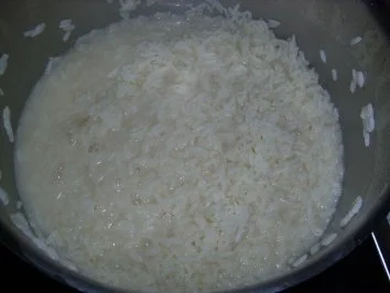 Rezept: Gebratener Reis mit Fischhappen Bild Nr. 3 Gebratener Reis mit Fischhappen - Rezept - Bild Nr. 3