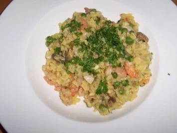 Safran-Risotto mit Meresfrüchten - Rezept - Bild Nr. 2