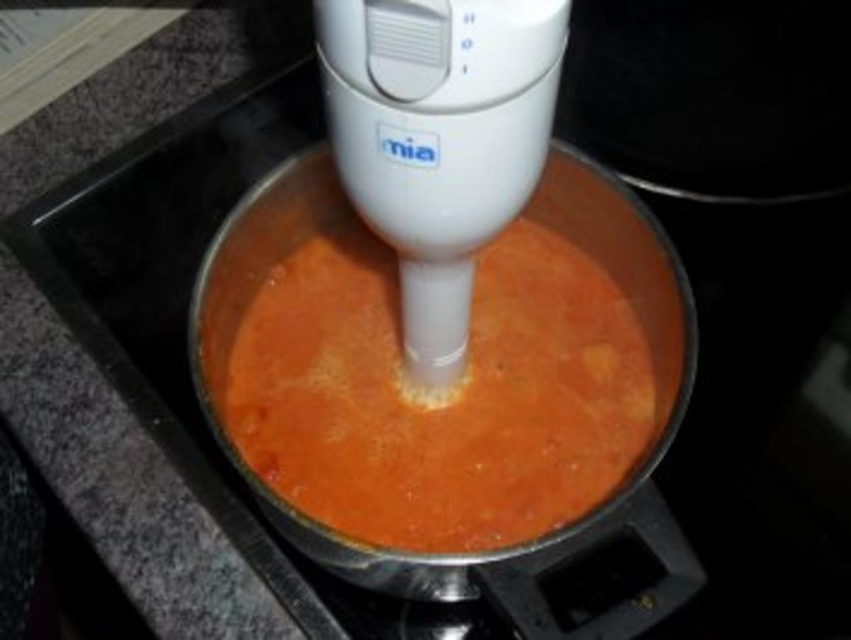 Geschnippelte Riesenbratwurst mit fruchtiger Curry-Sauce - Rezept - Bild Nr. 6