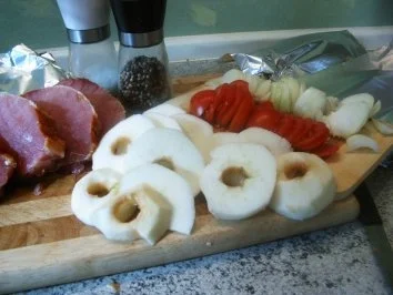 Rezept: Kasslerpäckchen Bild Nr. 3 Kasslerpäckchen - Rezept - Bild Nr. 3