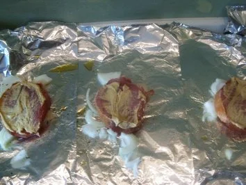 Rezept: Kasslerpäckchen Bild Nr. 5 Kasslerpäckchen - Rezept - Bild Nr. 5