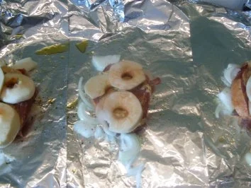 Rezept: Kasslerpäckchen Bild Nr. 6 Kasslerpäckchen - Rezept - Bild Nr. 6