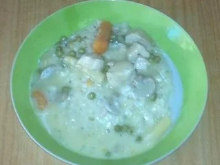 Rezept: boto's Hühnerfrikassee ratzfatz boto's Hühnerfrikassee ratzfatz - Rezept