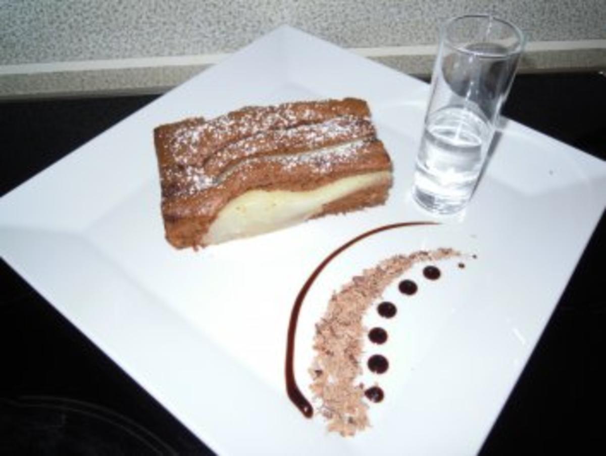 Birnen  Schokolade  Kuchen - Rezept - Bild Nr. 10